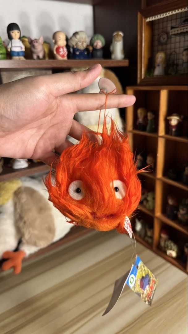 STUDIO GHIBLI - CALCIFER HANGING PLUSH (Category: Plushies & Soft Toys) located in Tarlac. Submitted by chihiroshane (Listing ID 1462644213, Image 3). Description: calcifer hanging plush (4 pcs available) ₱800 each (open for 1 week to pay).