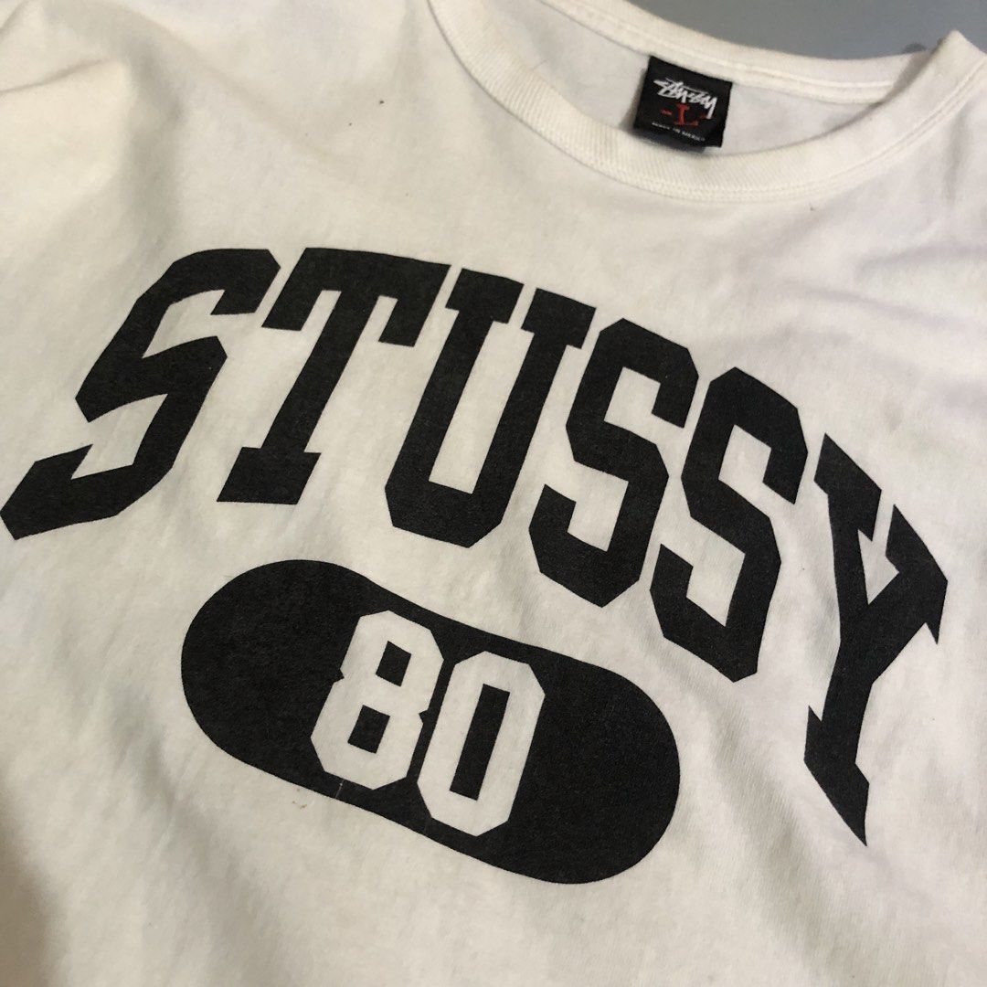 STUSSY 00s VNTG (Category: Tshirts & Polo Shirts ) located in Dagupan City. Submitted by gabthriftfinds (Listing ID 1462587330, Image 3). Description: Dimension: 23x29 Condition: excellent Flaws/issue: minimal hairline unnoticeable need wash.