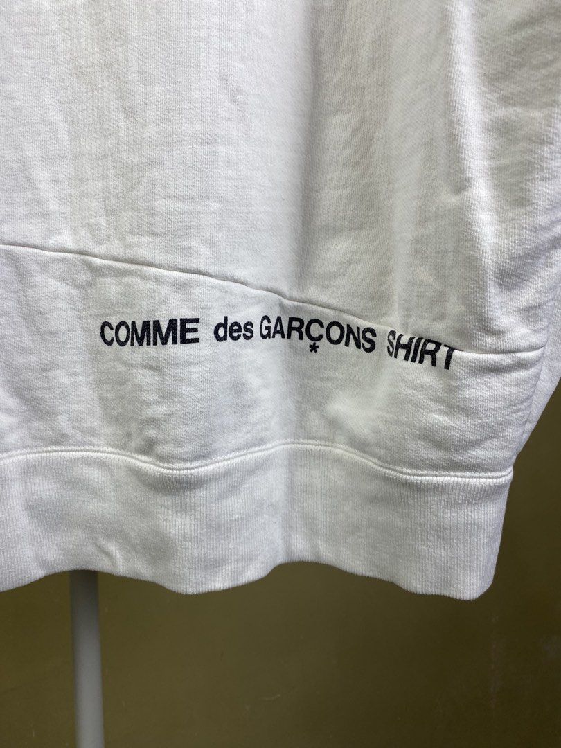 Supreme x Comme Des Garcons - Split Box Logo Hoodie Jacket (Category: Luxury Apparel) located in Dasmarinas. Submitted by goodbuyartisanal (Listing ID 1462538795, Image 3). Description: Supreme x Comme des garcons split box logo Hoodie jacket size XL Width 27 inches Length 28.5 inches Hem 22.5 inches Sleeves 25 inches Shoulder 22 inches excellent condition Price : 6,500 + ship Pm me.