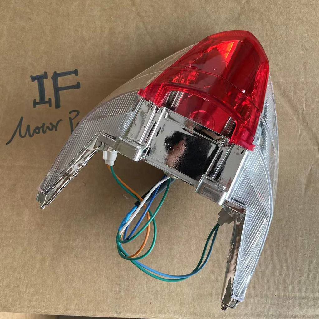Tail Light For Honda XRM 125 Trinity tail light Assembly (Category: Other Motorcycles Parts and Accessories) located in Manila. Submitted by janryrubenecia_061503 (Listing ID 1462590607, Image 3). Description: - Motorcycle tail light assembly - Clear and red lens with chrome accents - Includes wiring harness - Please check photos for specific model fitment details - Compatible with various motorcycle models.