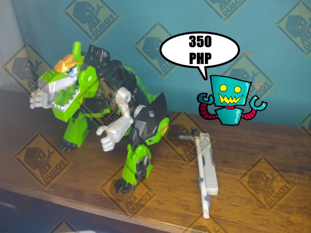 TAKARA TRANSFORMERS ROBOTS IN DISGUISE RID GRIMLOCK (Category: Action & Battle Toys) located in Navotas City. Submitted by christianmarkvidallo (Listing ID 1462634605, Image 2). Description: TAKARA TRANSFORMERS RID WARRIOR CLASS GRIMLOCK Complete Tight Joints Good Paint Apps No Box and Manual FREE ENERGON SHOTGUN 350 php (LAST PRICE) Item Location: Project 8, Quezon City Payment Options: Gcash/ BDO Deposit Shipping Options: Lalamove/ GrabExpress/