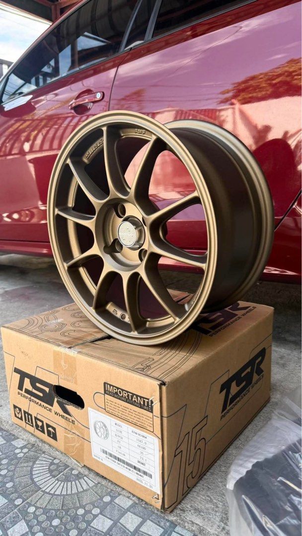 TC105x Flow form (Category: Mags and Tires) located in Paranaque City. Submitted by jestinlouise (Listing ID 1462620164, Image 2). Description: Brand New 15s Flow Form Rims 4 holes / 8 holes universal 100 PCD / 100-114 PCD ✔ Flow form wheels ✔ Stronger and lighter than ordinary cast wheels ✔ Quality paint finish ✔ Clean and sporty look Perfect for Honda, Toyota, Mitsubishi, Suzuki, Mazda, and other 4-hole setups. FREE delivery within: • Parañaque