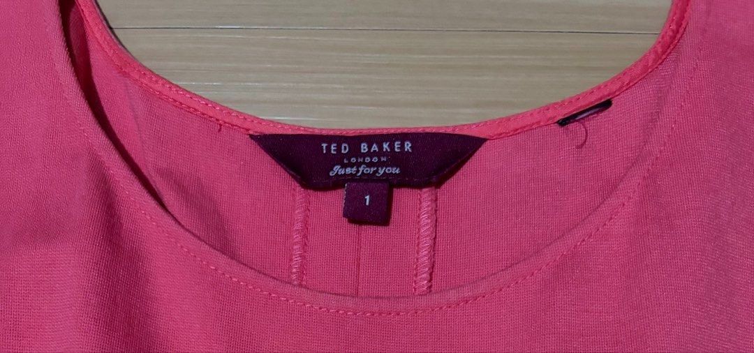 Ted Baker Harmia Orange Dress Size 1 (Category: Dresses) located in Quezon City. Submitted by beckyshop2024 (Listing ID 1462466523, Image 3). Description: - Used once - In mint condition - Original from US - Waist: 26"; Underarm width: 17"; Length: 32.5".
