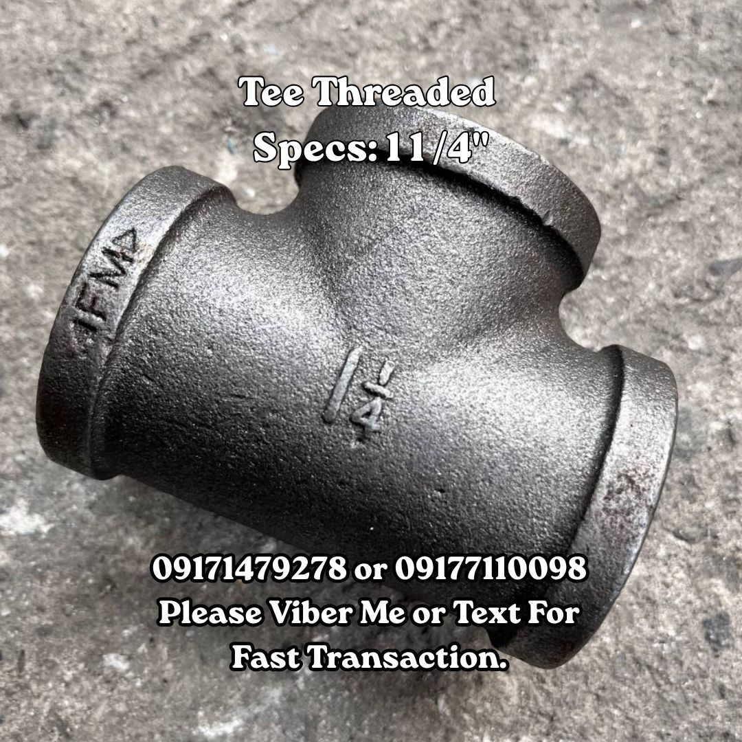 Tee Threaded Specs: 1 1 /4" (Category: Home Improvement Tools & Accessories) located in Manila. Submitted by 09171479278_elsie. (Listing ID 1462472403, Image 1). Description: Tee Threaded Specs: 1 1 /4".