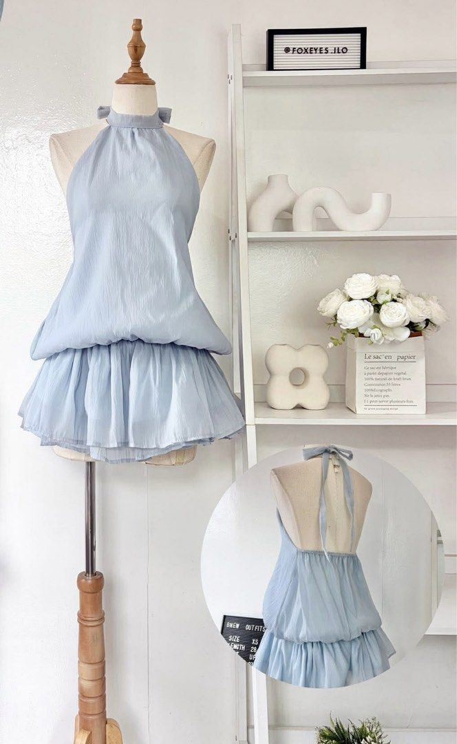 Textured chiffon fabric dress (Category: Dresses) located in Alburquerque. Submitted by chelseyywz (Listing ID 1462597046, Image 1). Description: Brand new, never worn. Size XS-M. Bought this for 450, high quality..