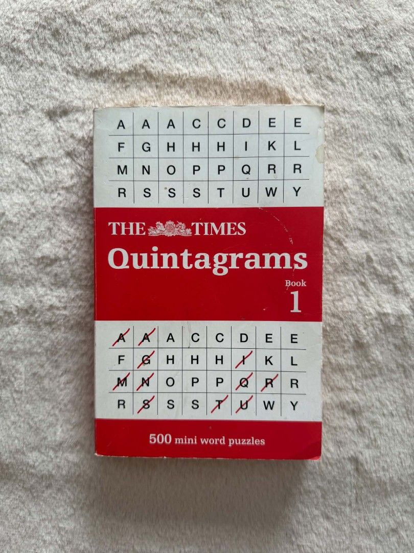 The Times Quintagrams - (Category: Storybooks) located in Santiago. Submitted by bookworm_club (Listing ID 1462455564, Image 1). Description: 📚no cancellation, return or exchange. 📚secondhand books. some books are in good condition while some has minimal flaws (foxing, creases, dog-eared pages, etc.) 📚reasonable haggling is allowed. 💰MOP: For same day pickup - CASH & BANK TRANSFER For shipping or scheduled pickup - BANK TRANSFER 🚚MOD: •Store