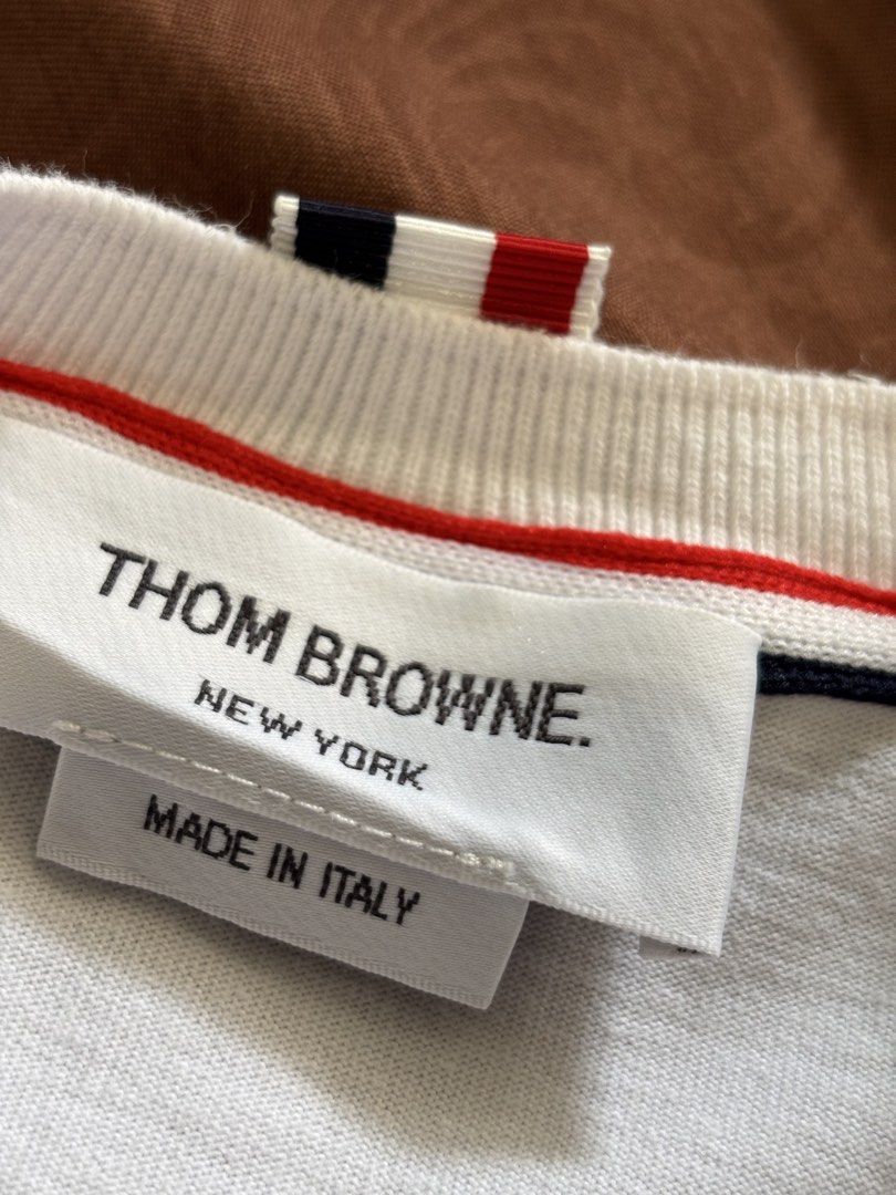 Thom browne shirt (Category: Tshirts & Polo Shirts ) located in Davao. Submitted by hippiehappy420 (Listing ID 1462582221, Image 2). Description: Thom browne shirt Small Very good condition Washed and sanitized ship nationwide Negotiable price Visit my listings for more affordable clothings! Shirt Pants Shorts Caps Bags Jogger Blouse Jeans Hoodies Accessories Etc..