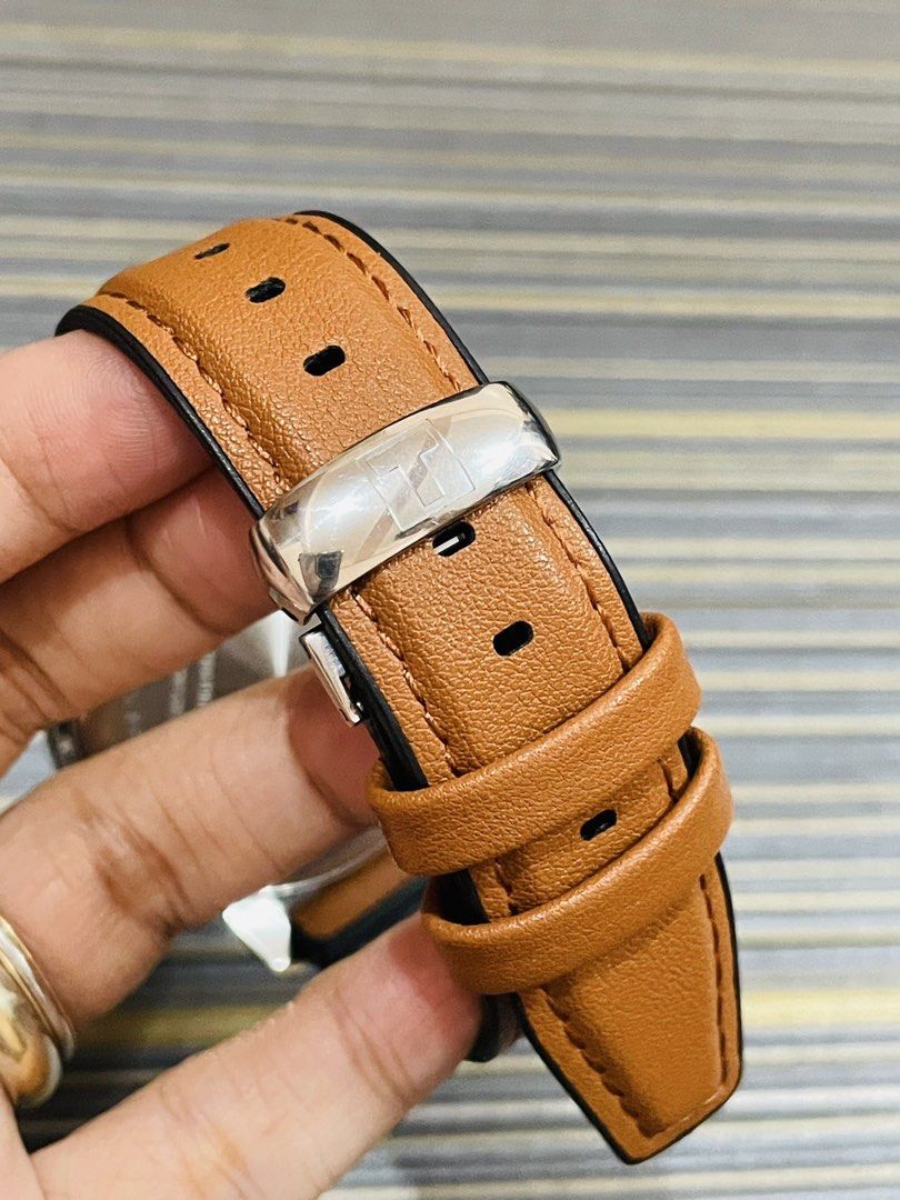 Tissot PRC 200 Quartz Leather (Category: Luxury Watches) located in Paranaque City. Submitted by robertsoon.08 (Listing ID 1462496561, Image 3). Description: Tissot PRC 200 Quartz Mens Swiss Quartz Movement 40mm case size Original buckle with new leather strap aftermarket Good running condition Preloved used watch Authentic/Original Watch only!! with provided box ordinary.