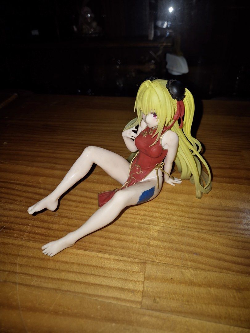 To LOVE Ru Darkness Momo Belia Deviluke Figure (Category: Figurines & Statues) located in Manila. Submitted by cdb_22 (Listing ID 1462613132, Image 1). Description: - Momo Belia Deviluke figure from To LOVE Ru Darkness - Features her in a striking red qipao - Ideal for collectors of anime figures - Please note: No original box included.