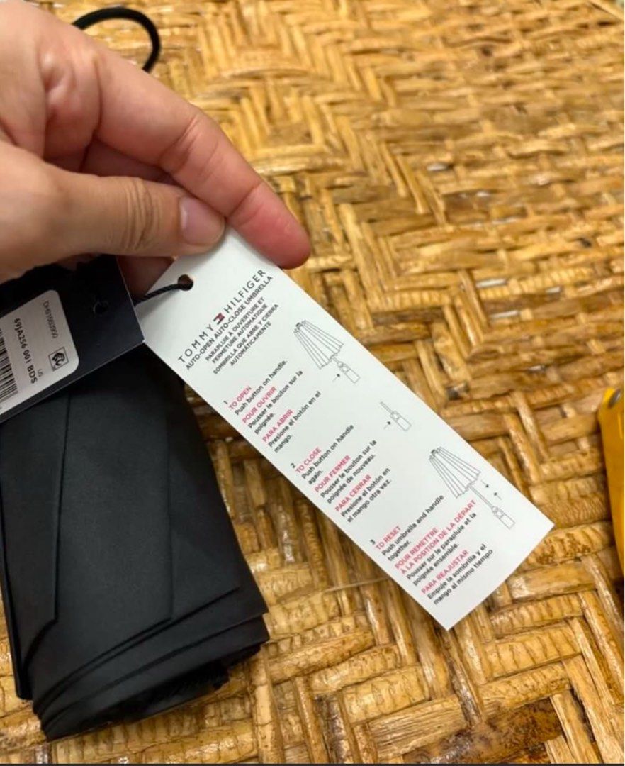 tommy hilfiger automatic umbrella black (Category: Umbrellas) located in Cavite. Submitted by mylittlechicshop (Listing ID 1462486222, Image 3). Description: ‼️Restock Alert‼️ Best seller! Tommy H Automatic Umbrella (Unisex) ✅2 black ❌1 red printed rhina b ❌1 navy printed rhina b ❌1 black for Bong C ❌1 navy stripes for Bong C 💯 guaranteed original from 🇨🇦 estimated arrival: Dec via sea cargo open for lay-away only for those who are willing to 