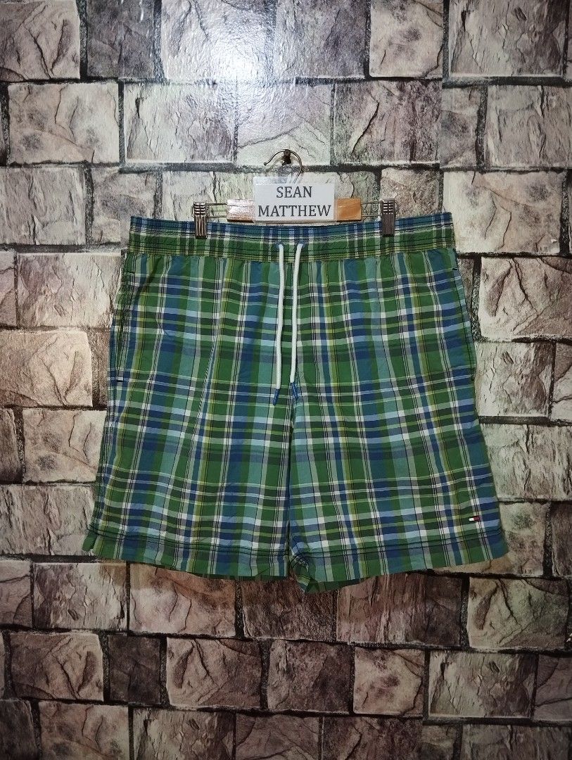 Tommy Hilfiger Swim Trunks (Category: Swim Trunks & Board Shorts) located in Los Banos. Submitted by streetthrift_ph (Listing ID 1462585137, Image 1). Description: Tommy Hilfiger Swim Trunks With inner net inside Large on tag Waistline : 33-40 Stretch Length : 18 Hem : 12 Excellent condition Price : 1480 only Free Shipping! Payment first ✅ Mop : Gcash only Courier : J&T Express 📍 Los Baños Laguna Thanks!.