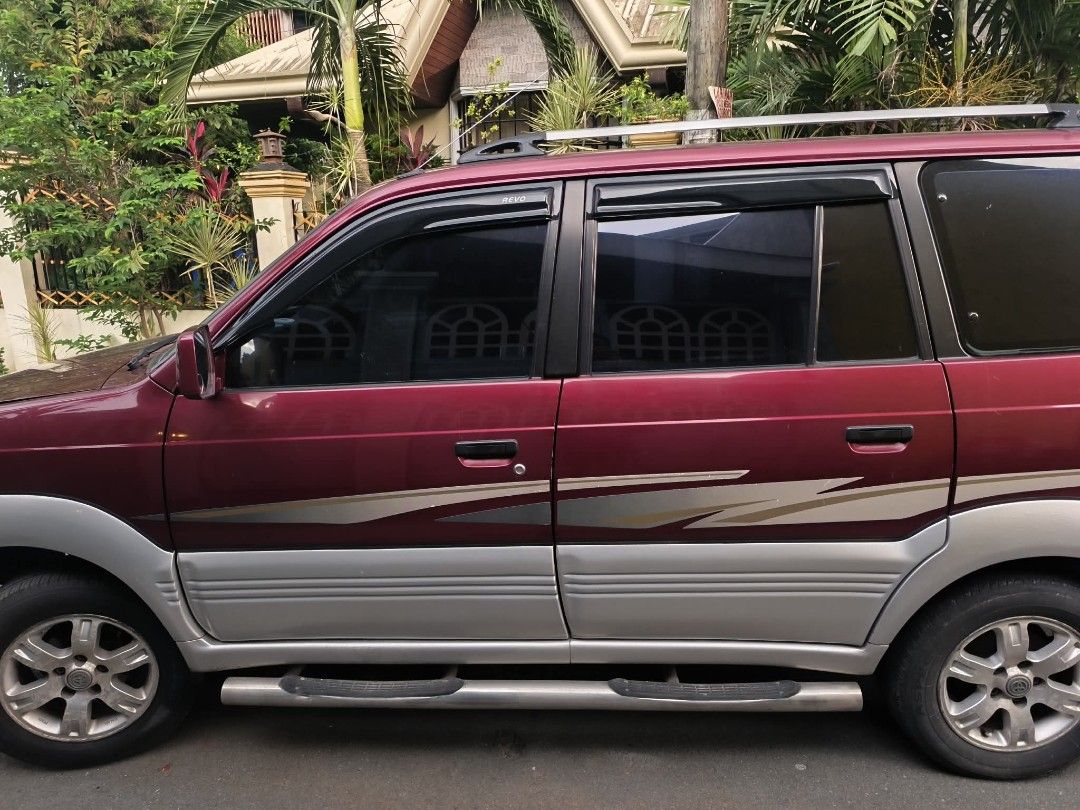 Toyota Revo (Category: Used Cars) located in Santa Rosa. Submitted by dgzmnnnn (Listing ID 1462621092, Image 3). Description: 7-8 seaters ba ang hanap mo? baka eto na ang para sayo! For Sale: Toyota Revo GLX1999 ✅Automatic transmission ✅ 7k Gas Engine ✅ Registered until 2027 ✅ Malinis ang makina ✅ Malinis ang interior ✅ Bago Hydrovacc ✅ Bago Breakmaster ✅ Bagong Change Oil ✅ Gana Aircon Front & Back (Compressor) MALAMIG! ✅ Gana Lahat ng Gauge/New