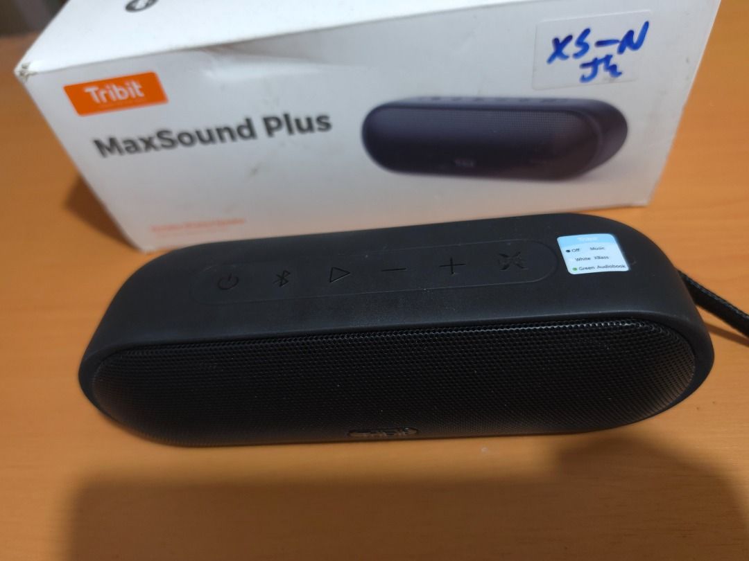 Tribit MaxSound Plus V2 Portable Bluetooth Speaker (Category: Soundbars, Speakers & Amplifiers) located in Tagbilaran City. Submitted by k1ngjam (Listing ID 1462645400, Image 2). Description: • Price is still negotiable • Authentic. Used. From US RFS: Extra Bluetooth speaker ISSUE(S): None.