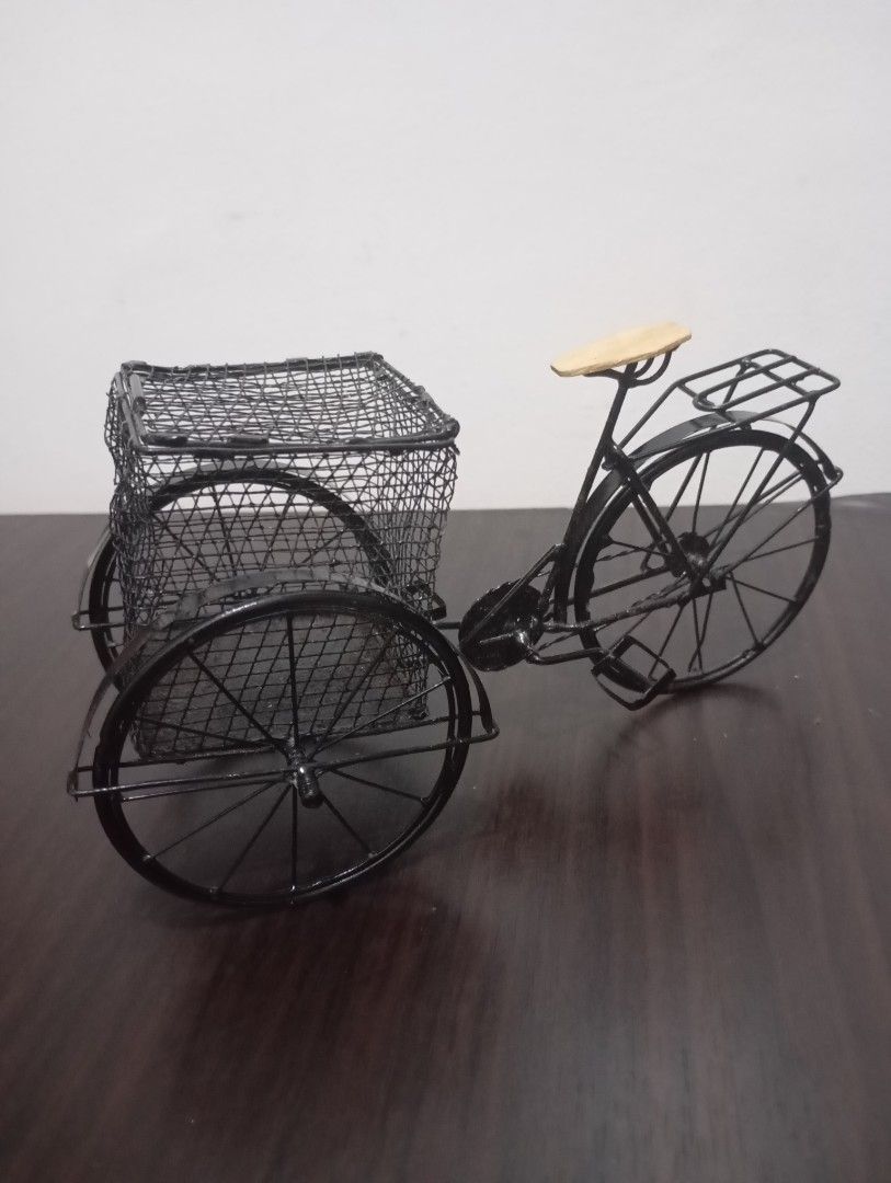 Tricycle metal (Category: Other Home Decor) located in Las Pinas. Submitted by the_recycle_shop (Listing ID 1462590776, Image 1). Description: Metal material 4 inches tall 8 inches long.