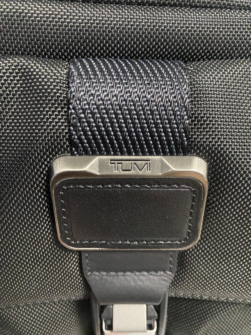 Tumi Alpha Bravo Junior Crossbody (Category: Sling Bags) located in Makati City. Submitted by glb07 (Listing ID 1462645414, Image 2). Description: Color: Black Dimensions: 7cm × 22cm × 24cm In almost brand new condition Current SRP: 26,490 Interior: 2 card pockets Media open pocket Zip pocket Key leash Tumi tracer Pen holders Exterior: L-zip entry to main compartment L-zip front pocket Back slip pocket Adjustable shoulder straps .