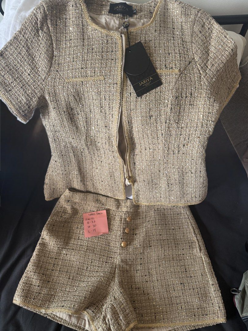 Tweed Coords (Category: Sets or Coordinates) located in Mandaluyong City. Submitted by czaristore (Listing ID 1462453890, Image 1). Description: Premium brand from Bangkok Runs small .