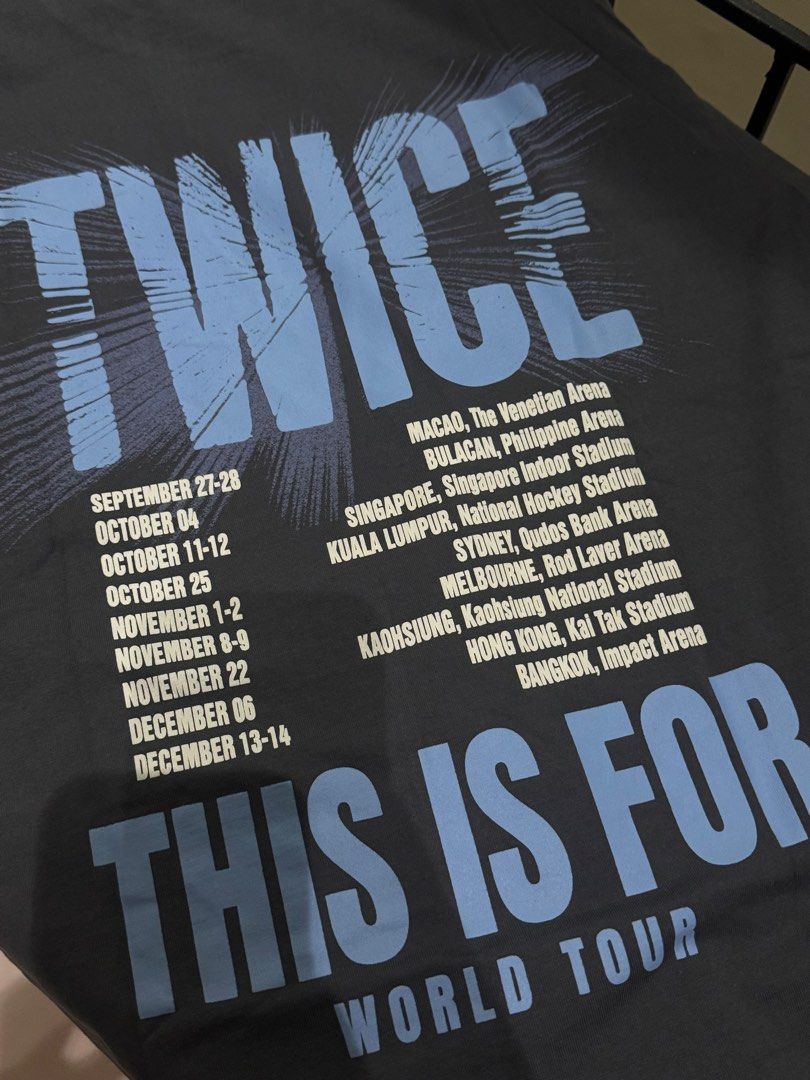 TWICR THIS IS FOR TSHIRT (unisex) (Category: Shirts) located in Valenzuela. Submitted by shop.spark.joy (Listing ID 1462578496, Image 2). Description: L- 27.5 in W- 21 in.