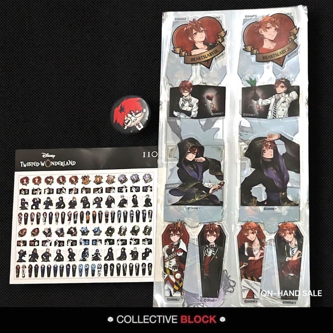 Twisted Wonderland Assorted 110 pcs Sticker Set (Category: Craft Supplies & Tools) located in Manila. Submitted by collectiveblockph (Listing ID 1462633749, Image 2). Description: ❗Pm for more questions 📍Mode of Payment - Gcash - Maya 📍Mode of Delivery - JnT - GGX - SDD 𝗖𝗵𝗲𝗰𝗸 𝘂𝘀 𝗼𝘂𝘁 𝗮𝘁 🔵 𝗮𝗽𝗽 𝗼𝗿 𝗼𝘂𝗿 𝘄𝗲𝗯𝘀𝗶𝘁𝗲 [ https://collectiveblockph.com/ ] 𝗳𝗼𝗿 𝗽𝗿𝗲-𝗼𝗿𝗱𝗲𝗿𝘀 𝗮𝗻𝗱 𝗼𝘁𝗵𝗲𝗿 𝗼𝗻𝗵𝗮𝗻𝗱 𝗶𝘁𝗲𝗺𝘀!.