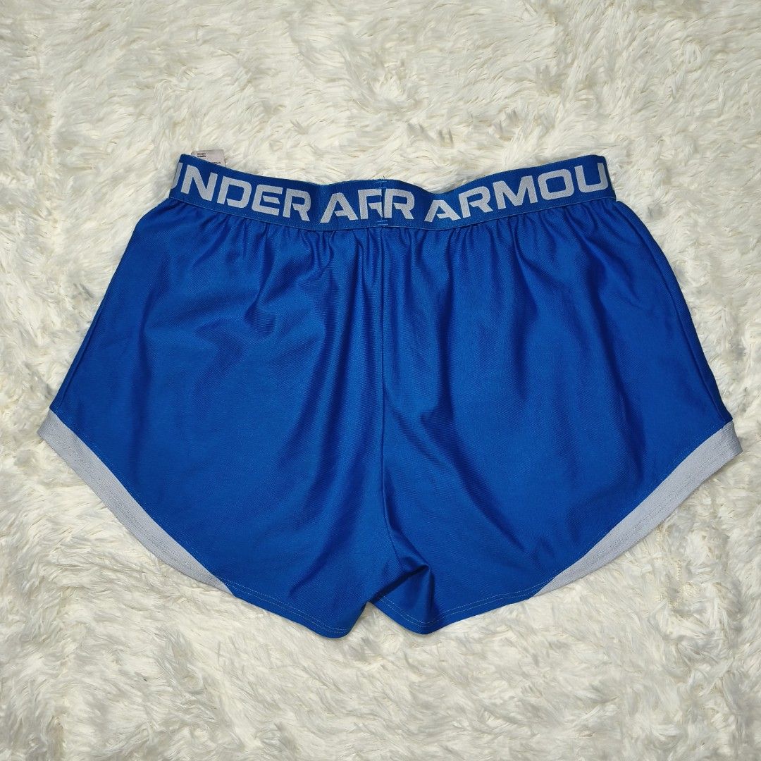 Under Armour Blue Athletic Shorts Size LG (Category: Shorts) located in Antipolo. Submitted by alphaomega_fox (Listing ID 1462563904, Image 2). Description: - Blue Under Armour athletic shorts - Elastic waistband with Under Armour logo - Contrasting trim along the hem - Under Armour logo on left leg - Ideal for workouts or casual wear 30-36x12 250 plus sf.