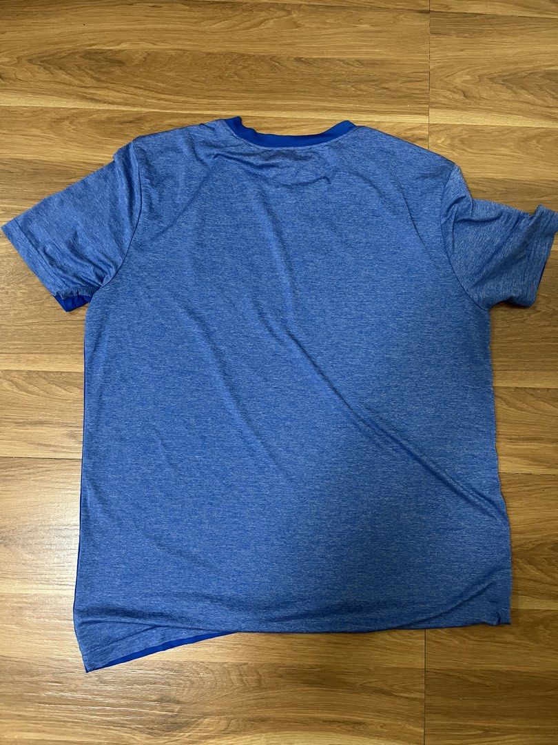 Under Armour Blue T-Shirt (Category: Tshirts & Polo Shirts ) located in San Fernando. Submitted by nathan_pasahol (Listing ID 1462597687, Image 2). Description: - Blue Under Armour t-shirt - Short sleeves with crew neck - Under Armour logo on left chest - Athletic-designed fabric - Ideal for workouts and casual wear Size - Length Width - 20 Length - 26 Small-Med.