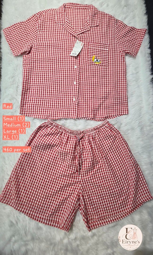 Un!qL0 Sleepwear (Category: Undergarments & Loungewear) located in Cavite. Submitted by eirynes_closet (Listing ID 1462586591, Image 2). Description: Un!qL0 Sleepwear for Women Big sizes/Loose fit SIZE GUIDE 📢 Small 34bust Medium 36 bust Large 38 bust XL 40 bust Seller's best fit size, L Height 5'9" Large body frame • High quality fabric • with individual packaging We’ve removed the plastic packaging from the S, M, L, and XLsizes so you can see 