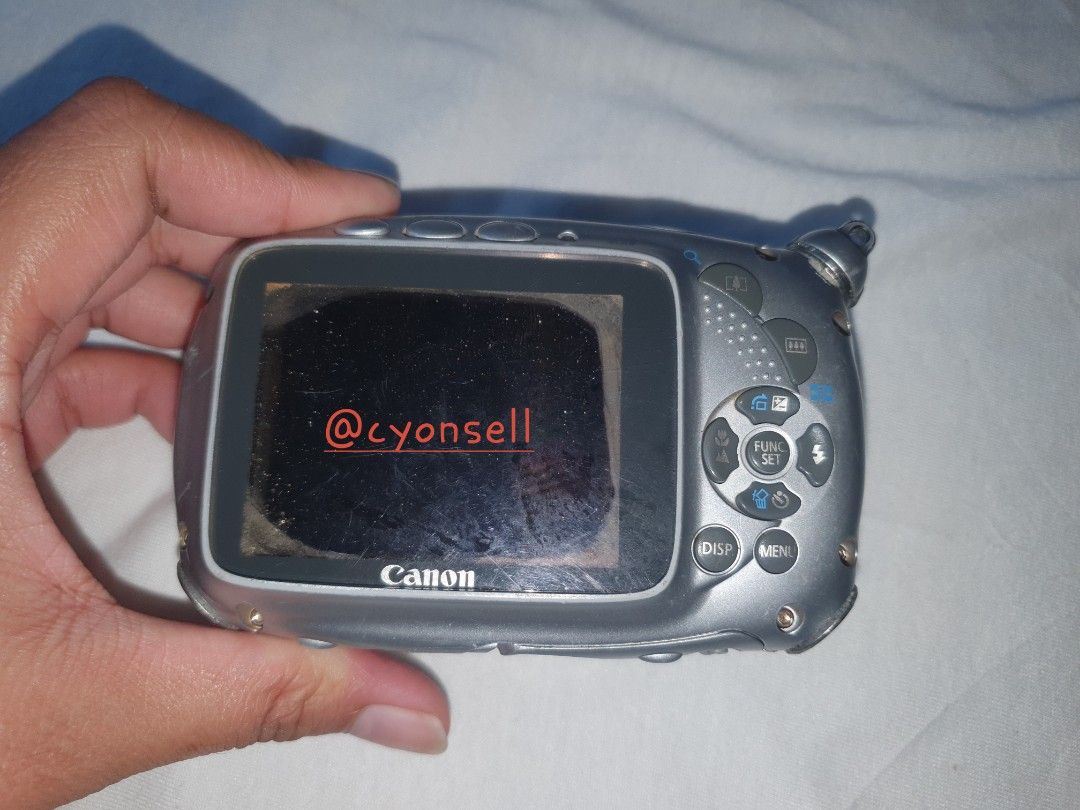 [UNTESTED] Canon PowerShot D10 Waterproof Digital Camera (Category: Cameras) located in Baleno. Submitted by cyonsell (Listing ID 1462457115, Image 2). Description: Untested Canon PowerShot D10 - waterproof digital camera - 12.1 MP - cosmetics: 7/10, signs of usage and wear - battery cover still intact **Note:** Requires battery and memory card to operate. RFS: additional funds for new film roll.
