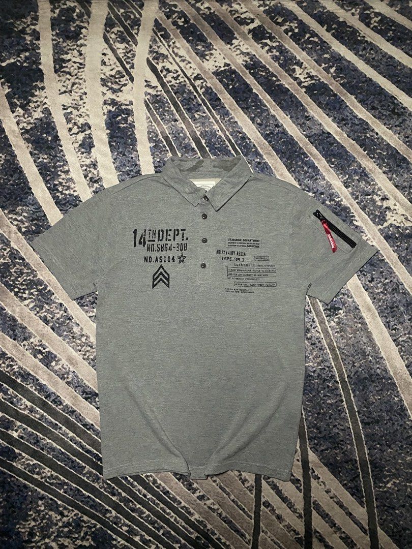 US Marine Dept. Polo shirt (Category: Tshirts & Polo Shirts ) located in Goa. Submitted by _rawgallery (Listing ID 1462601130, Image 1). Description: size on tag : l width : 19 length : 28.