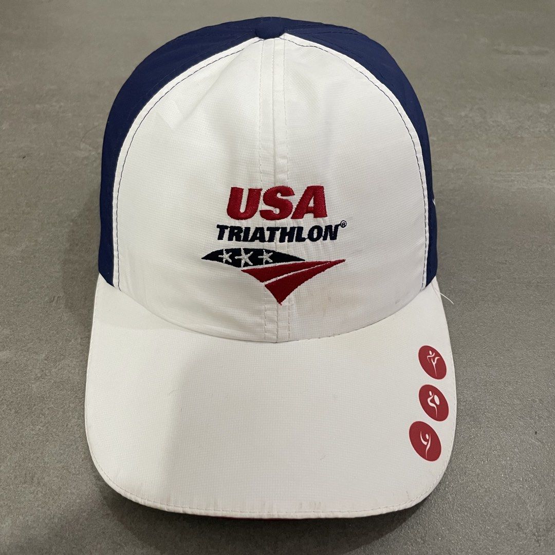 USA Triathlon Boco Gear (Category: Caps & Hats) located in Mabalacat. Submitted by goldengarms_ (Listing ID 1462560195, Image 2). Description: Size: One Size; Velcro Condition: Excellent Color rate: 9.5/10 or better Issue: N/A Price is still negotiable for sure buyer 👍 - Payment thru GCash, Maya or Security Bank 💳 - Shipping via J&T Express 🛩️ Pm us for more details. Thank you! 📩.