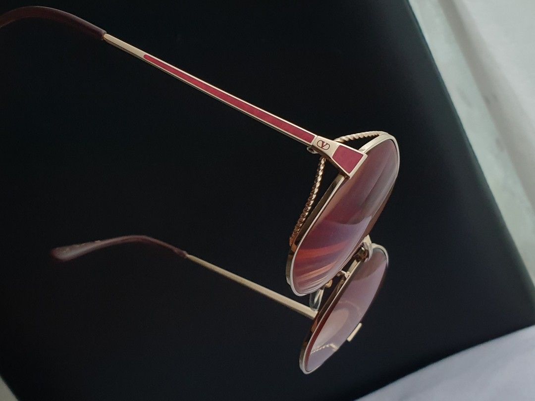 Valentino Garavani Eyeglass Frame (Category: Sunglasses & Eyewear) located in Quezon City. Submitted by WasalakTwo (Listing ID 1462588145, Image 1). Description: Bought in Japan Authentic Durable and high quality Goodcondition Clean and presentable Lens are graded, but replaceable Open for delivery nationwide Front Width 13.2cm Front Height 4.9cm.