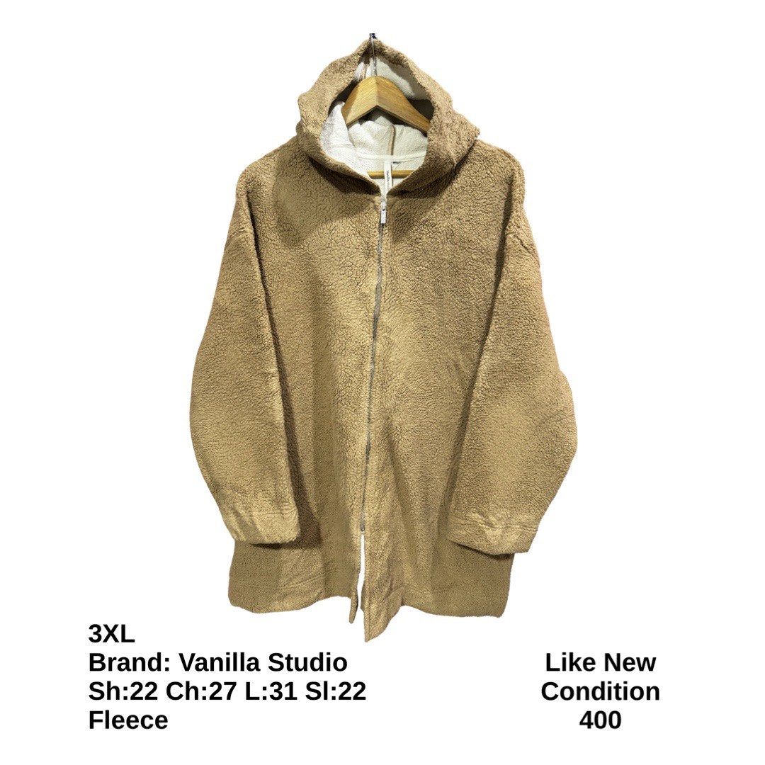 Vanilla Studio Fleece Hoodie Jacket (Category: Coats, Jackets and Outerwear) located in Bulacan. Submitted by rlemonfashionshop (Listing ID 1462596033, Image 1). Description: Premium Class Quality Items. Actual Item on Photo with Good/Mint Condition. Message us for inquiries, more information and confirmation. Wash before wearing. Thank you so much..