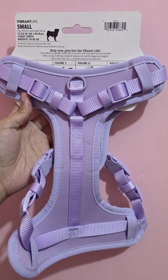 Vibrant Life Pet Harness (Small) (Category: Homes & Other Pet Accessories) located in Manila. Submitted by abbybbabby (Listing ID 1462463493, Image 2). Description: ✅️ bought from the US! ✅️ unused and still on original packaging rfs: too big for my yorkie good for: pug, shih tzu, jack russell.