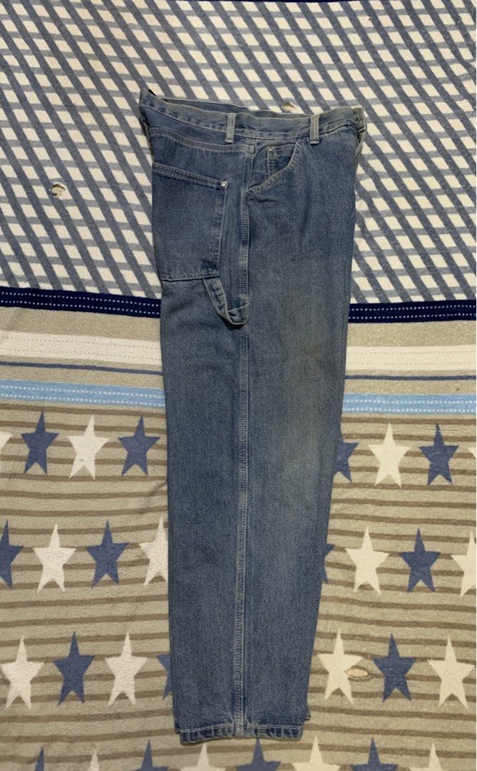 VIISHOW LIFESTYLE CARPENTER PANTS (Category: Jeans) located in Calumpit. Submitted by sidethrift25 (Listing ID 1462501918, Image 3). Description: WIDTH-31 /LENGTH-38 S ON TAG INSEAM- 11 /LEG OPENING - 8.5 VERY GOOD CONDITION , NEEDS WASH ONLY , COLORATE 8.9/10.