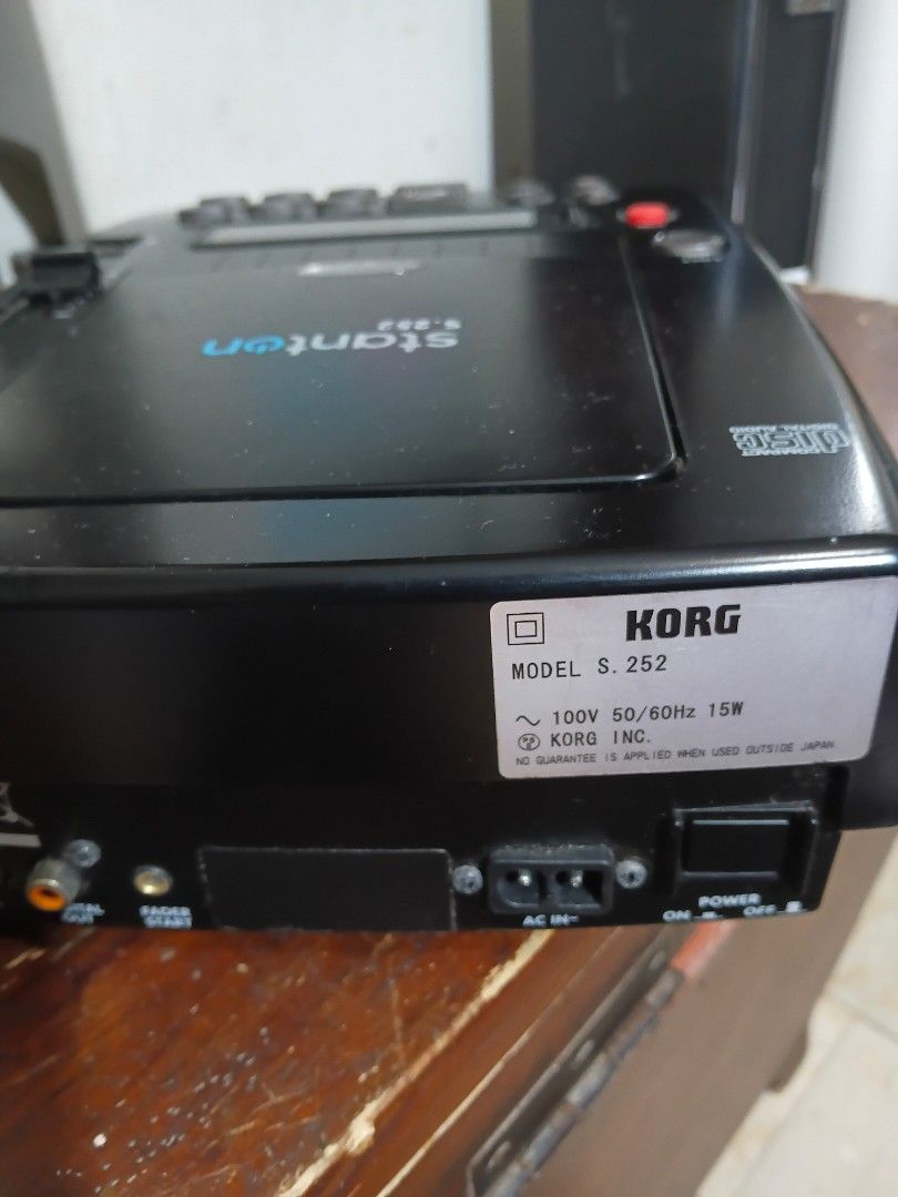 Vintage korg stanton model 262 (Category: Other Home Appliances) located in Paranaque City. Submitted by 4thestate.surplusan (Listing ID 1462608433, Image 2). Description: vintage rare, 110volts korg stanton cd player. see photos. video available.