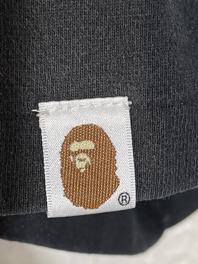 Vintage OG BAPE “Bapesta” Sneakers Tee (Category: Tshirts & Polo Shirts ) located in Navotas City. Submitted by yodailyplug (Listing ID 1462645367, Image 3). Description: Width 20” Length 27” Single Stitch Authentic/Legit Very good No hairlines.