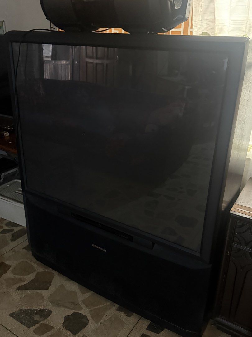 Vintage Pioneer Projection TV (Category: TV) located in Manila. Submitted by declutteredroams (Listing ID 1462478933, Image 1). Description: - Big Pioneer Projection TV - Ideal for movies and gaming - Selling as is - Inquire for questions - Still Working - Price is Negotiable RFS: We already have a TV, it just takes up space .