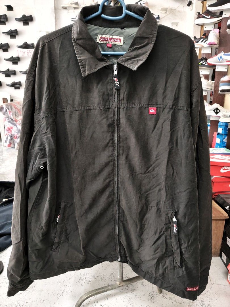 Vintage Quicksilver Harrington Jacket (Category: Coats, Jackets and Outerwear) located in Cabadbaran. Submitted by jem1124 (Listing ID 1462645068, Image 1). Description: 25x28 Good condition issue: Fade.