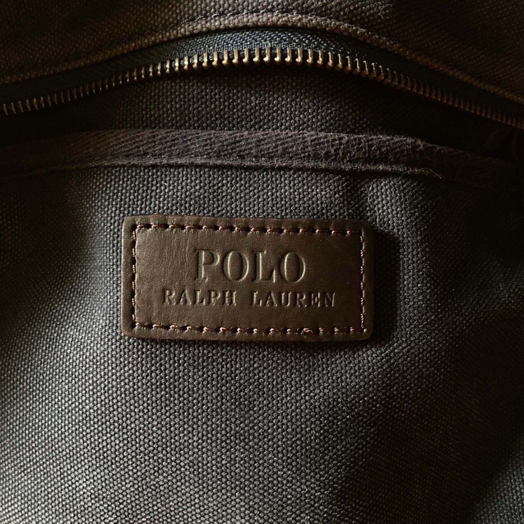 Vintage RL totebag (Category: Tote Bags) located in Bulacan. Submitted by ajinn_ (Listing ID 1462488715, Image 3). Description: issue: minimal discoloration.