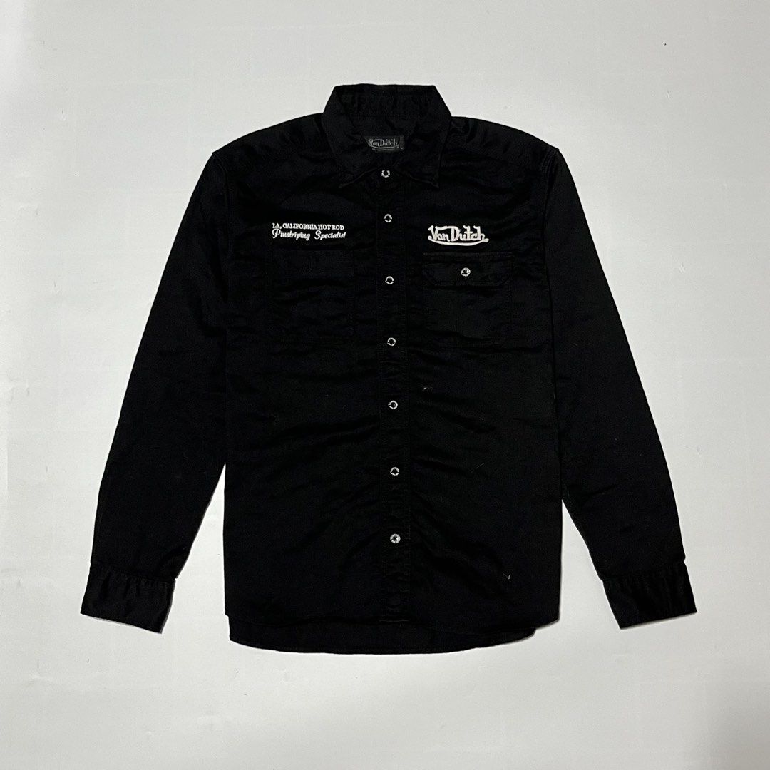 Von Dutch Work Shirt (Category: Tshirts & Polo Shirts ) located in Bacoor. Submitted by ItsShoeGood (Listing ID 1462551447, Image 1). Description: Size Large on tag Excellent Condition No issue.