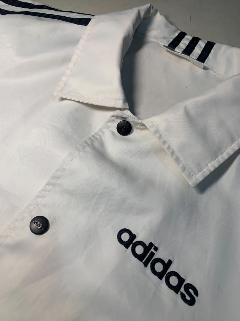 Vtg Adidas Nylon Jacket (Category: Coats, Jackets and Outerwear) located in Dipolog. Submitted by ethrifttt (Listing ID 1462647823, Image 2). Description: Vintage Adidas Jacket 22.5 x 29.5 excellent, stain (need deepwash only, barely noticeable).
