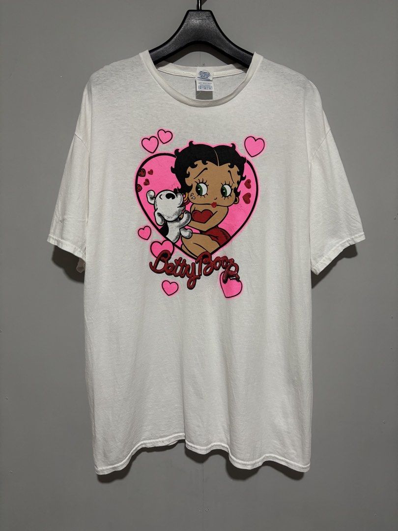 Vtg betty boop shirt (Category: Tshirts & Polo Shirts ) located in Davao. Submitted by hippiehappy420 (Listing ID 1462586521, Image 1). Description: Vtg betty shirt Xl Very good condition Washed and sanitized ship nationwide Negotiable price Visit my listings for more affordable clothings! Shirt Pants Shorts Caps Bags Jogger Blouse Jeans Hoodies Accessories Etc..