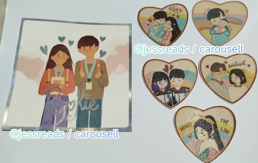 Wattpad Merch / Ynativity Stories (Category: Art & Prints) located in Dasmarinas. Submitted by jessreads (Listing ID 1462572253, Image 2). Description: - Collection of art and stickers merch from Ynativity Stories - Featuring characters from Fleeting Moments, The Art of Kissing Back, and Hamartia Series - ryokie, seanniecholo, addiesel, mirae lim - Minimum of Php 50 each - Selling only for a minimum of 5 items per purchase (anecdote ahead!!) this