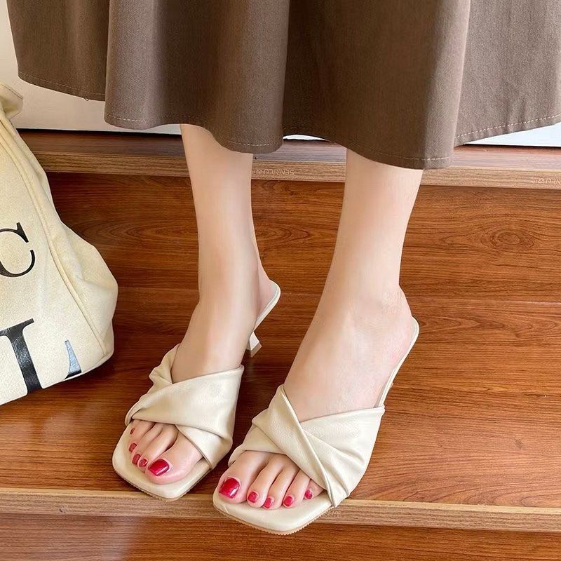 White Beige Square Toe Spiral Strap Heels (Category: Heels) located in Cainta. Submitted by nicnicbg (Listing ID 1462457871, Image 3). Description: .