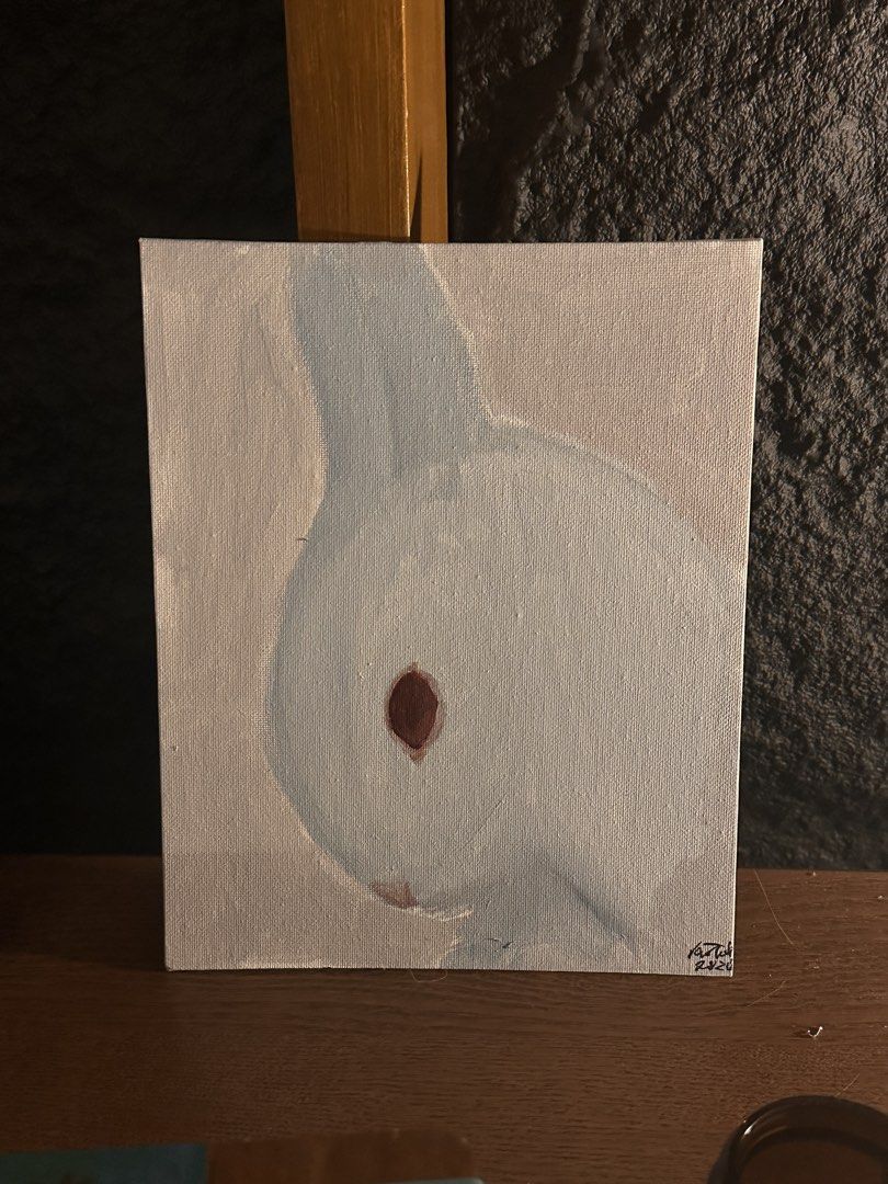 White Rabbit original painting, acrylic on canvas panel (Category: Art & Prints) located in Manila. Submitted by vccustods339 (Listing ID 1462568602, Image 1). Description: Acrylic on Canvas Panel! No frame! Selling as is, a one for one original piece! Ty for supporting local artists 💓✨.