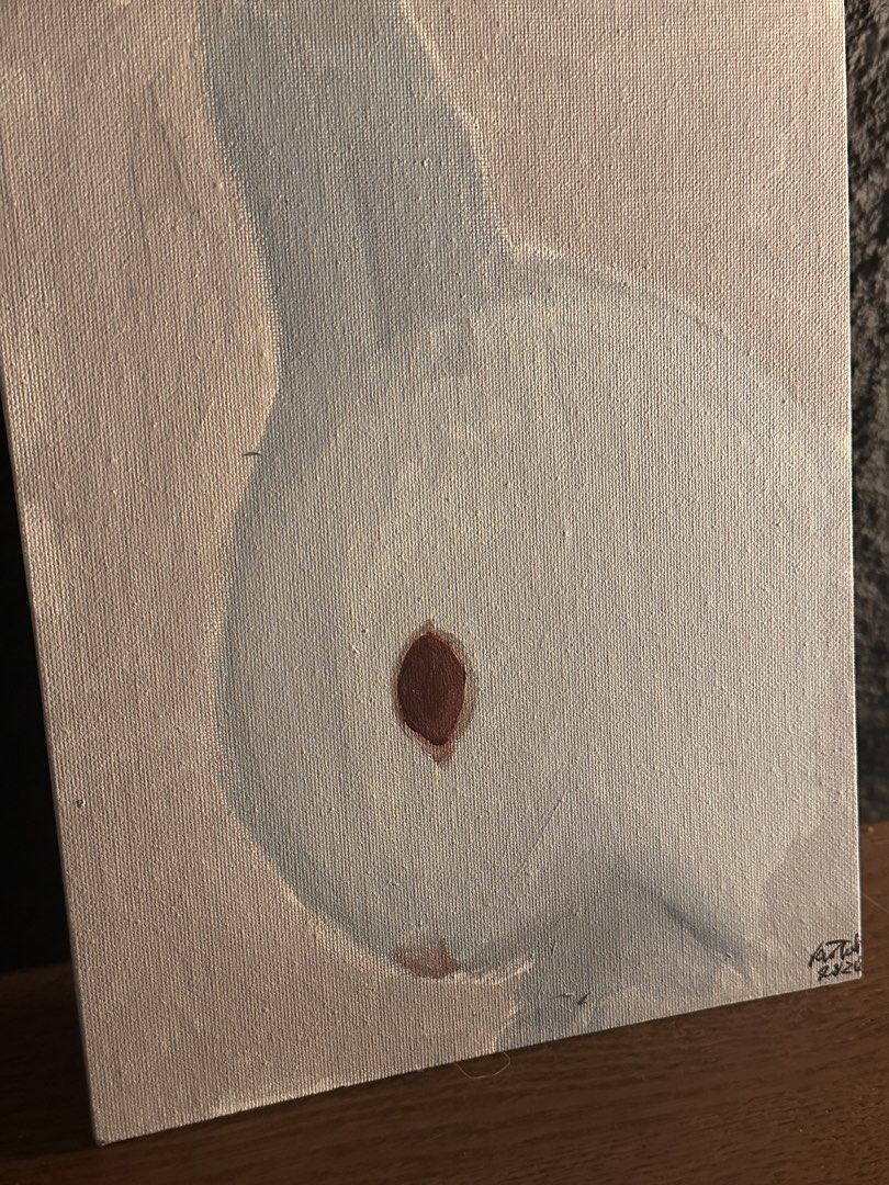White Rabbit original painting, acrylic on canvas panel (Category: Art & Prints) located in Manila. Submitted by vccustods339 (Listing ID 1462568602, Image 2). Description: Acrylic on Canvas Panel! No frame! Selling as is, a one for one original piece! Ty for supporting local artists 💓✨.