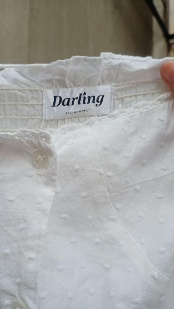 White summer button down dress (Category: Dresses) located in Davao. Submitted by irisrazona16792 (Listing ID 1462455435, Image 2). Description: cotton Bust 38 Waist 28-30 (stretch) L 47 good as new.