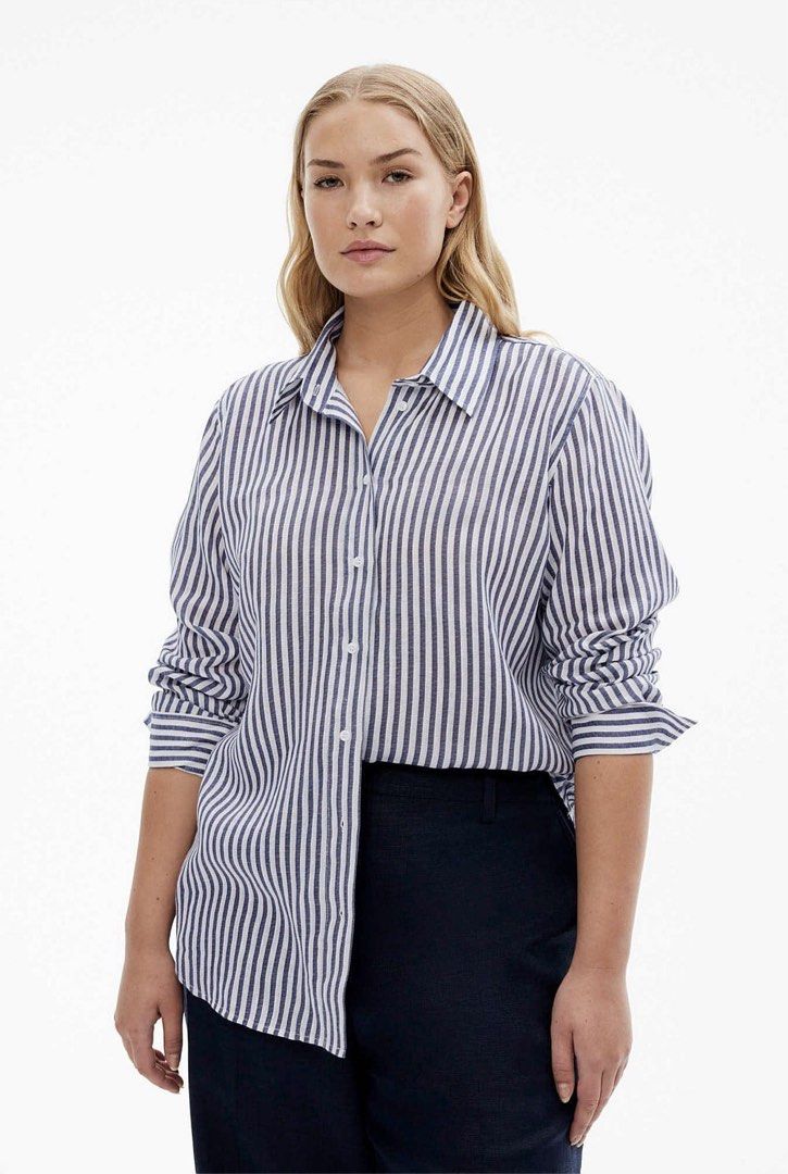 Witchery stripe longsleeve 100% linen (Category: Longsleeves) located in Quezon. Submitted by duculanjay (Listing ID 1462515474, Image 1). Description: Condition 8/10 Medium Fix price plus sf.