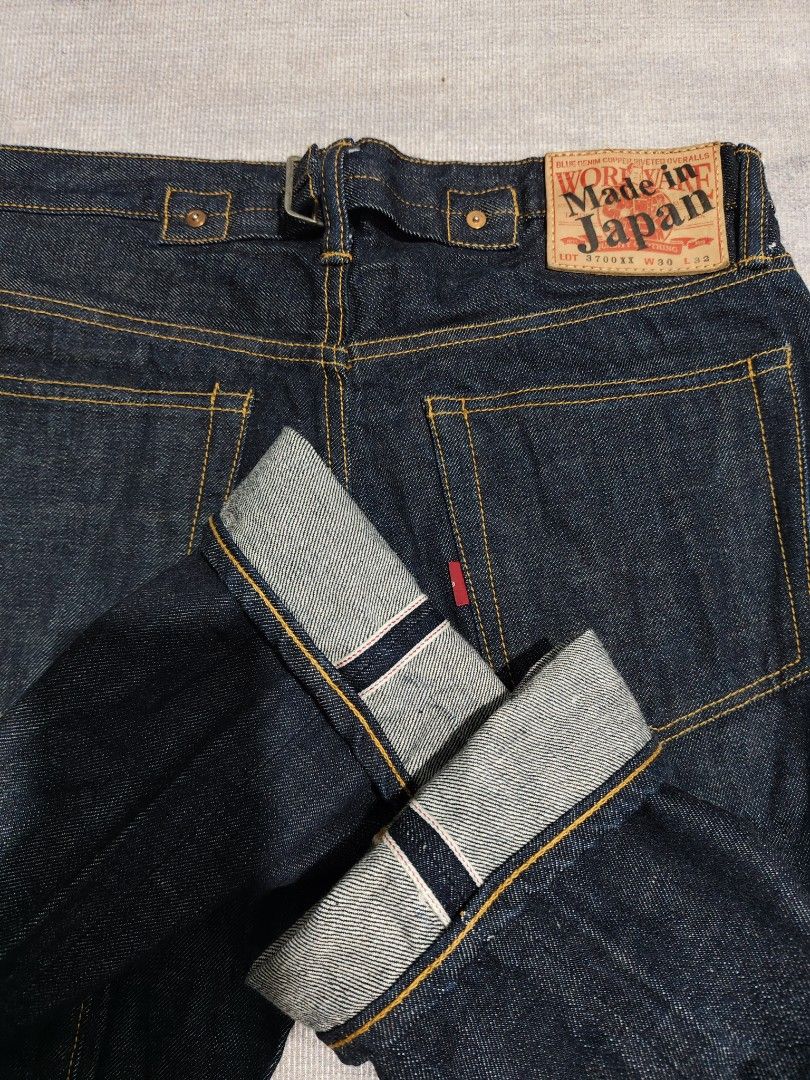 WORKWARE BUCKLE BACK SELVEDGE JEANS JAPAN (Category: Jeans) located in Baguio. Submitted by igorotak.111.taraki.com (Listing ID 1462616978, Image 1). Description: FS WORKWARE BUCKLE BACK SELVEDGE JEANS JAPAN MADE IN JAPAN LIKE NEW BOTTONS NO ISSUES SOLID NITO ❤️ L-44 W-30 ON TAG ACTUAL 32 CAN FIT 30-32 CAN DO H-7.