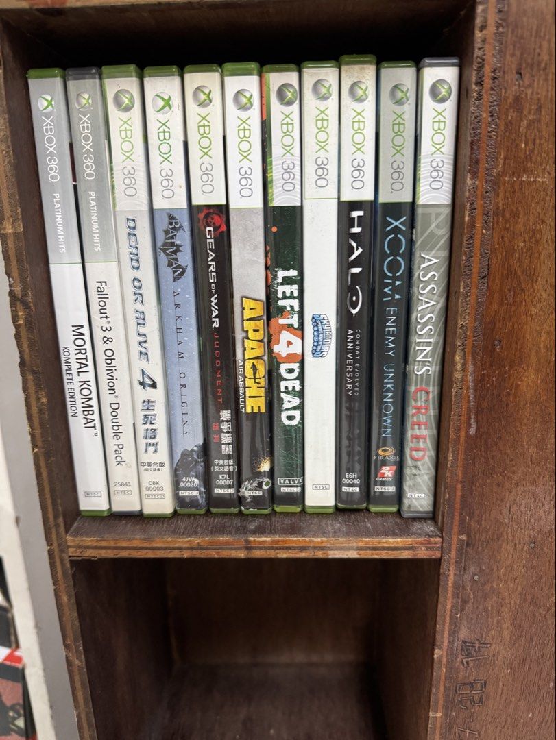 Xbox 360 Games - Various Titles (Category: Xbox) located in Malabon City. Submitted by emperorseraph (Listing ID 1457359190, Image 1). Description: - Collection of Xbox 360 games available. - Popular titles include: Halo series, Gears of War series, Metal Gear Solid, Red Dead Redemption, and more. - All game discs are in their original cases. - Perfect for expanding your Xbox 360 game library. - Games are sold as is..
