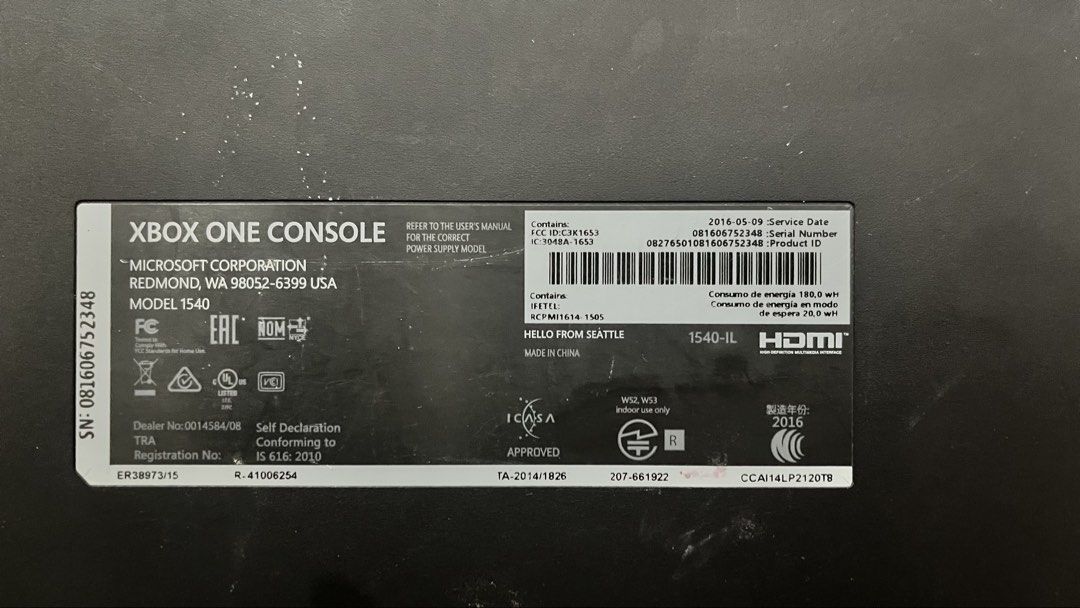 Xbox One Set (Category: Xbox) located in Pasig City. Submitted by steven13ph06760 (Listing ID 1462619272, Image 3). Description: XBOX ONE Set Only Unit Only Take All Set Only Untested 1,000 pesos each set only take all. Selling as is where is. No power supply to test with. No return no refund. Mop Maribank Mod Lalamove/LBC Loc Pasig.
