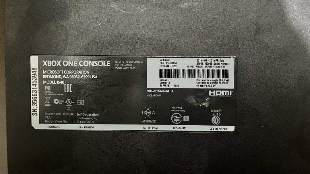 Xbox One Set (Category: Xbox) located in Pasig City. Submitted by steven13ph06760 (Listing ID 1462619272, Image 2). Description: XBOX ONE Set Only Unit Only Take All Set Only Untested 1,000 pesos each set only take all. Selling as is where is. No power supply to test with. No return no refund. Mop Maribank Mod Lalamove/LBC Loc Pasig.